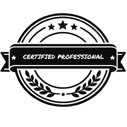 certified professional badge